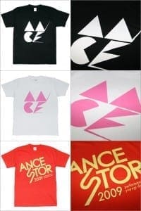 ダンサーイベント用Tシャツ例