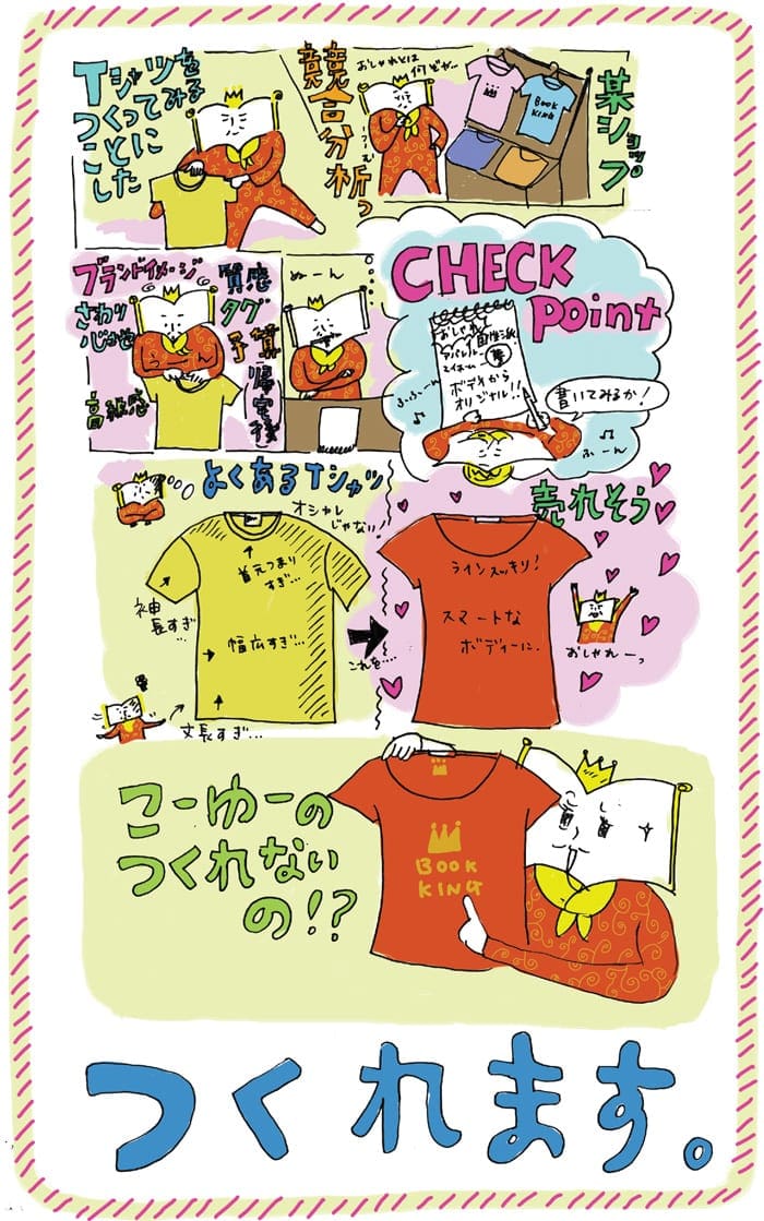 bookkinbＴシャツオーダーメード