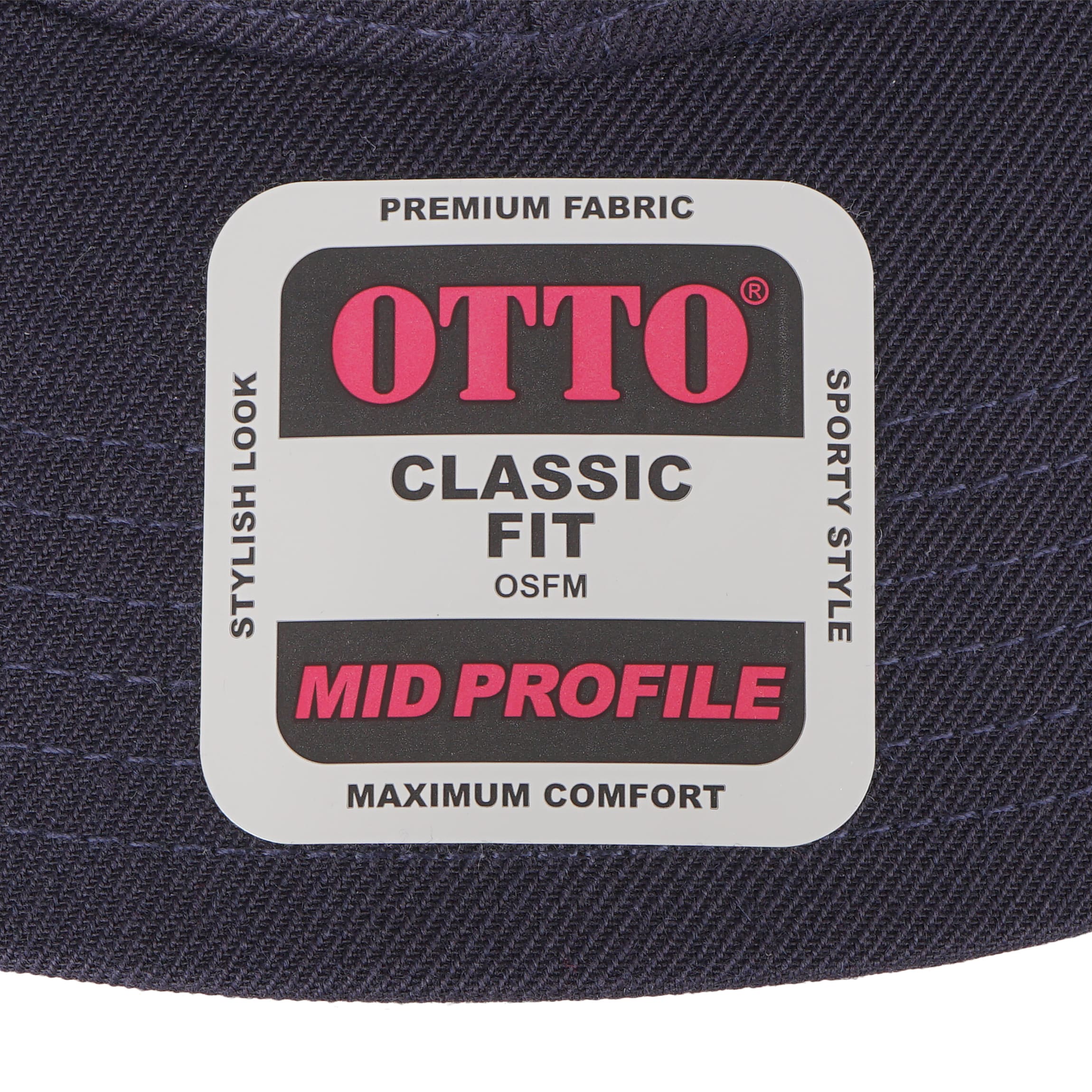 OTTO OTC-365 6パネルミッドプロファイルベースボールキャップ - 画像 (7)