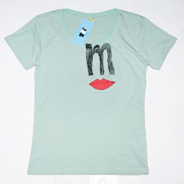 シルクスクリーン教室Tシャツ制作体験作品