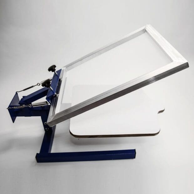 frameholder-1color_1 1カラーフレームホルダー 全体 シルクスクリーン 機材
