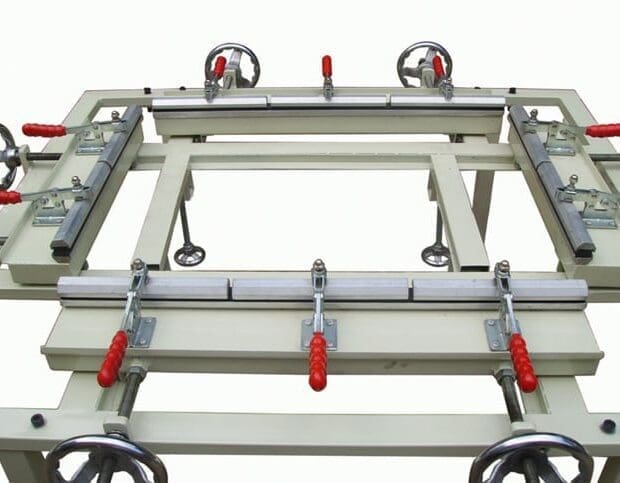 stretcher-68_2 ハンドフレームストレッチャー大 紗張り機 上 シルクスクリーン 機材