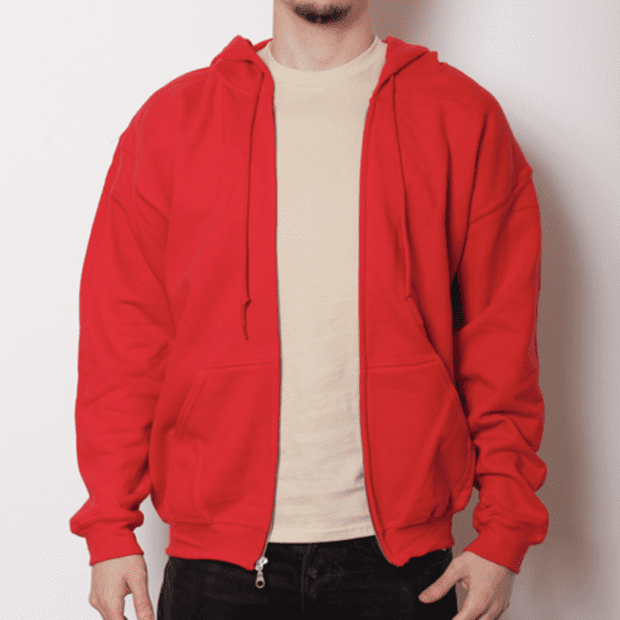 GILDAN 18600 8.0 oz ヘビーブレンドZIPパーカー
