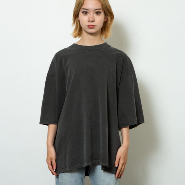 SHAKAWEAR 7.5 oz ガーメントダイ ドロップショルダーTシャツ SHGDDS